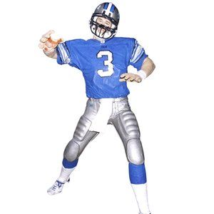 Detroit Lions Joey Harrington #3 Football NFL 6 Inch Action Figure Replacement